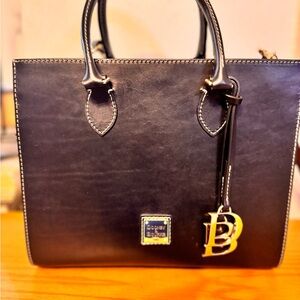 Dooney & Bourke Black Leather Tote Bag